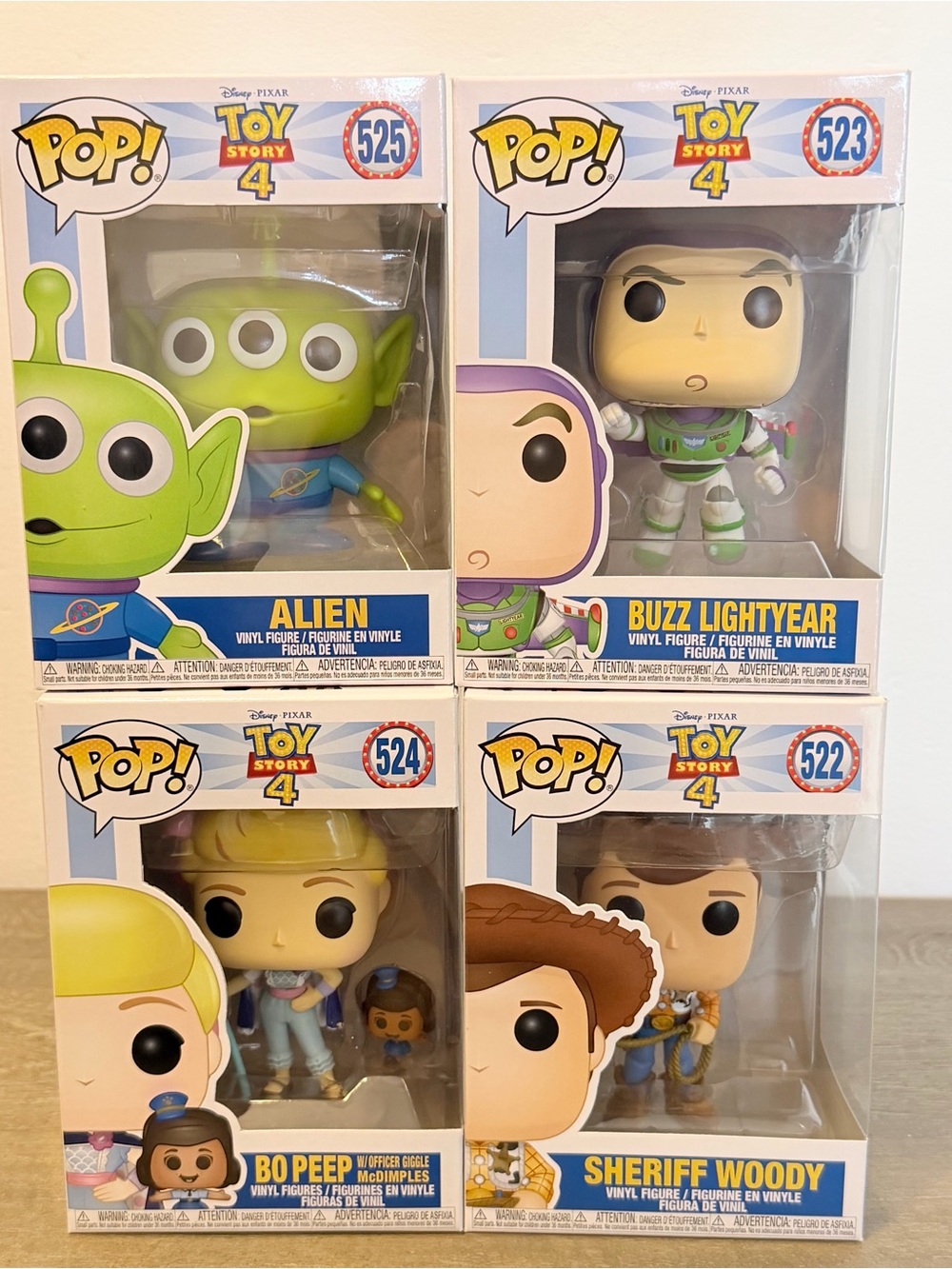 Funko Pop! Disney Toy Story set of 4